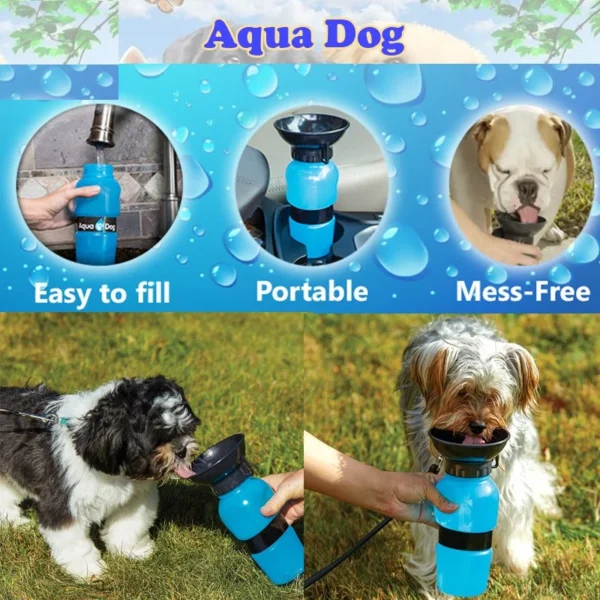 🐕🐈 Aqua Dog Flašica za Pse i Mačke – Voda Gde God Da Krenete! 🚶‍♂️💧 - Image 3